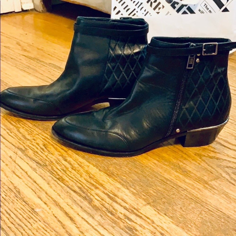 Chloe Black Ankle Boots
